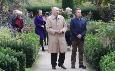 The Bishop’s Palace and Gardens in Wells Hosts Royal Visit
