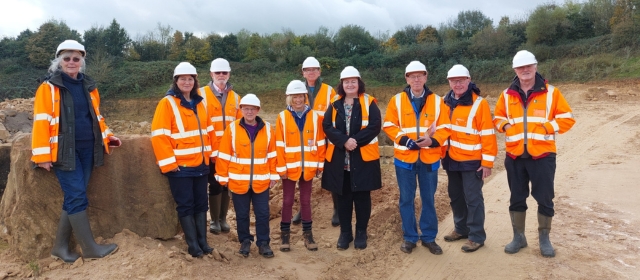 Bishop's Palace Volunteers at Doulting Quarry