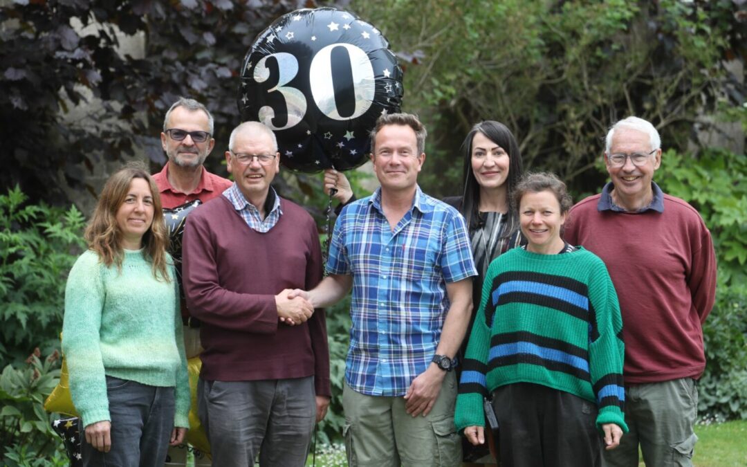 The Bishop’s Palace Gardener, Rob Hole, marks 30 years at the popular Somerset RHS partner garden