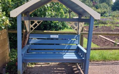Bishop’s Palace benches provide links to mental health support services