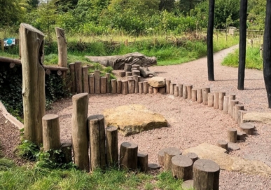 An image of the Dragon's Lair play area at The Bishop's Palace. Perfect for families