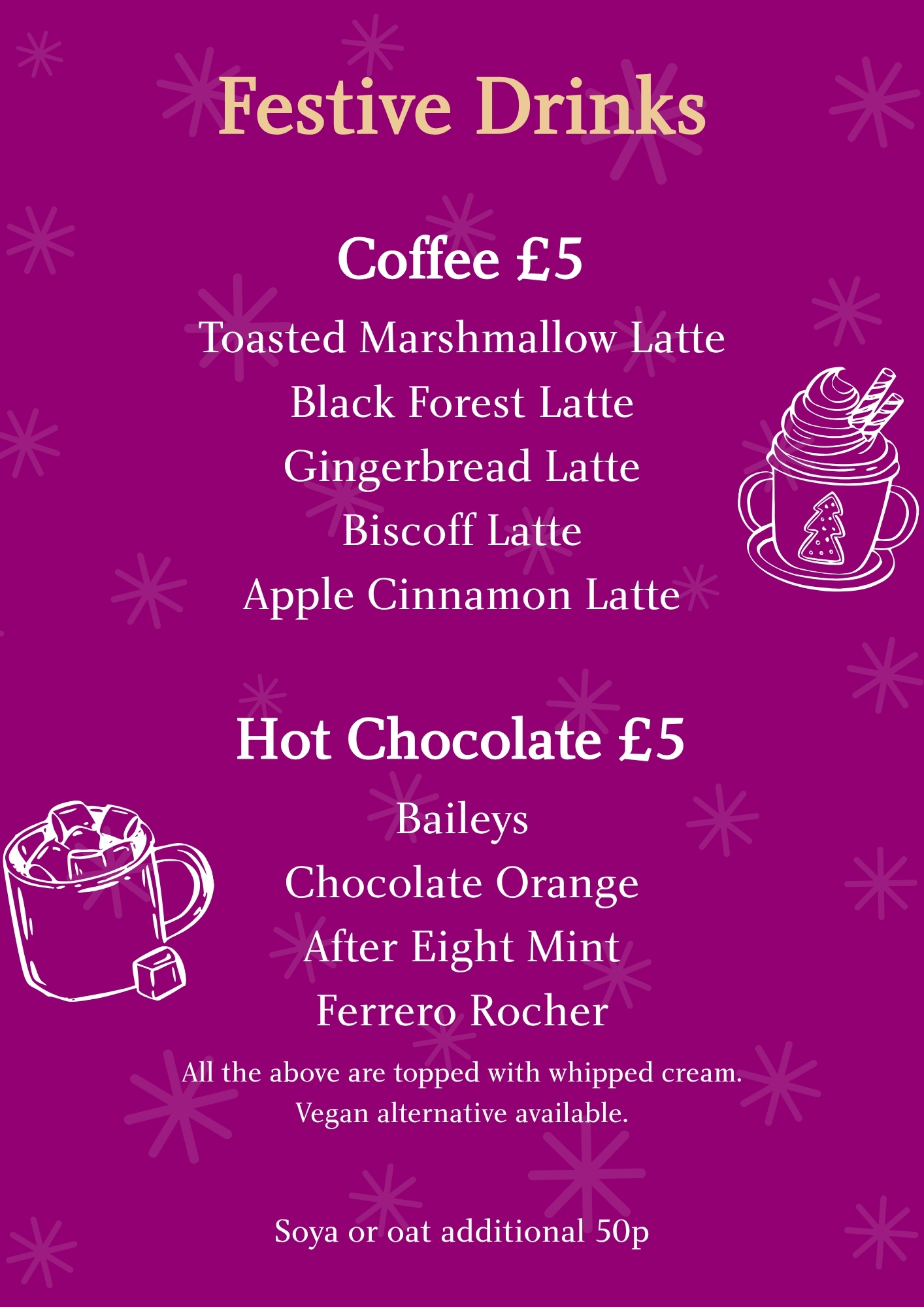 Festive Drinks at The Bishop's Table