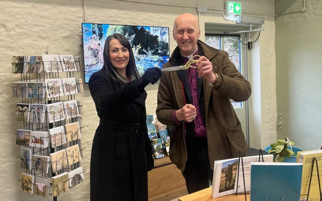 The Bishop of Bath and Wells opens new Visitor Reception and shop at The Bishop’s Palace