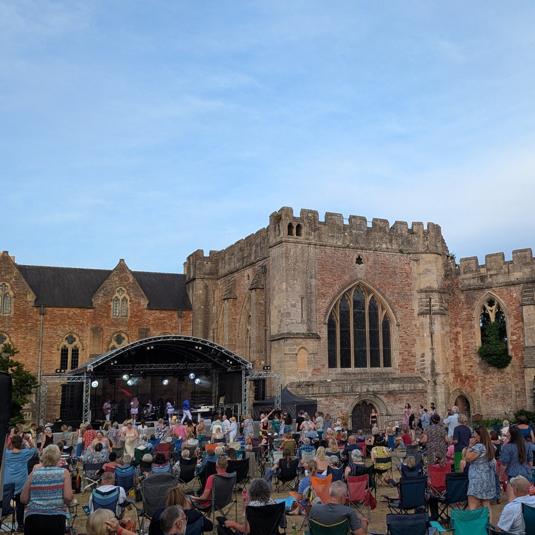 An image from The Bishop's Palace, hosting Party at the Palace, a live music event in Wells, Somerset