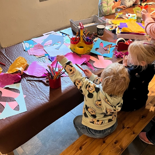 An image of the family fun activities at The Bishop's Palace in Wells, Somerset during the Easter School Holidays.