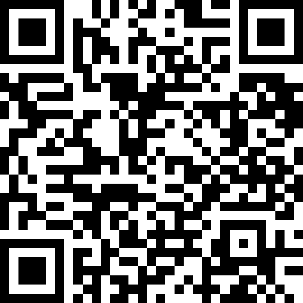 A QR code for The Bishop's Palace Bloomberg Connects app.