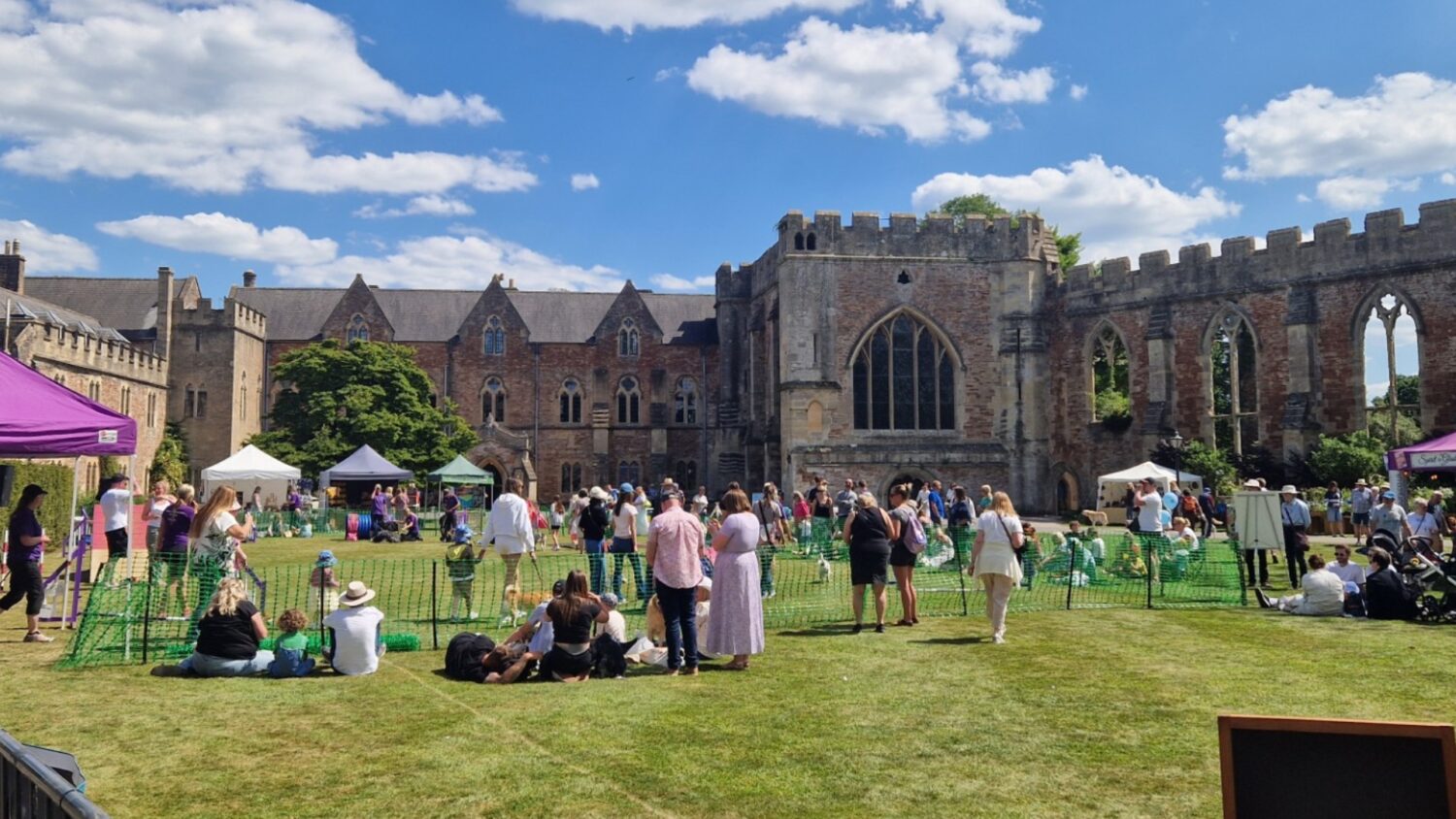 The Bishop’s Palace Garden Fete 2026. A family friendly day out in Wells, Somerset.