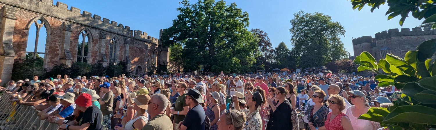 An image from The Bishop's Palace, hosting Party at the Palace, a live music event in Wells, Somerset