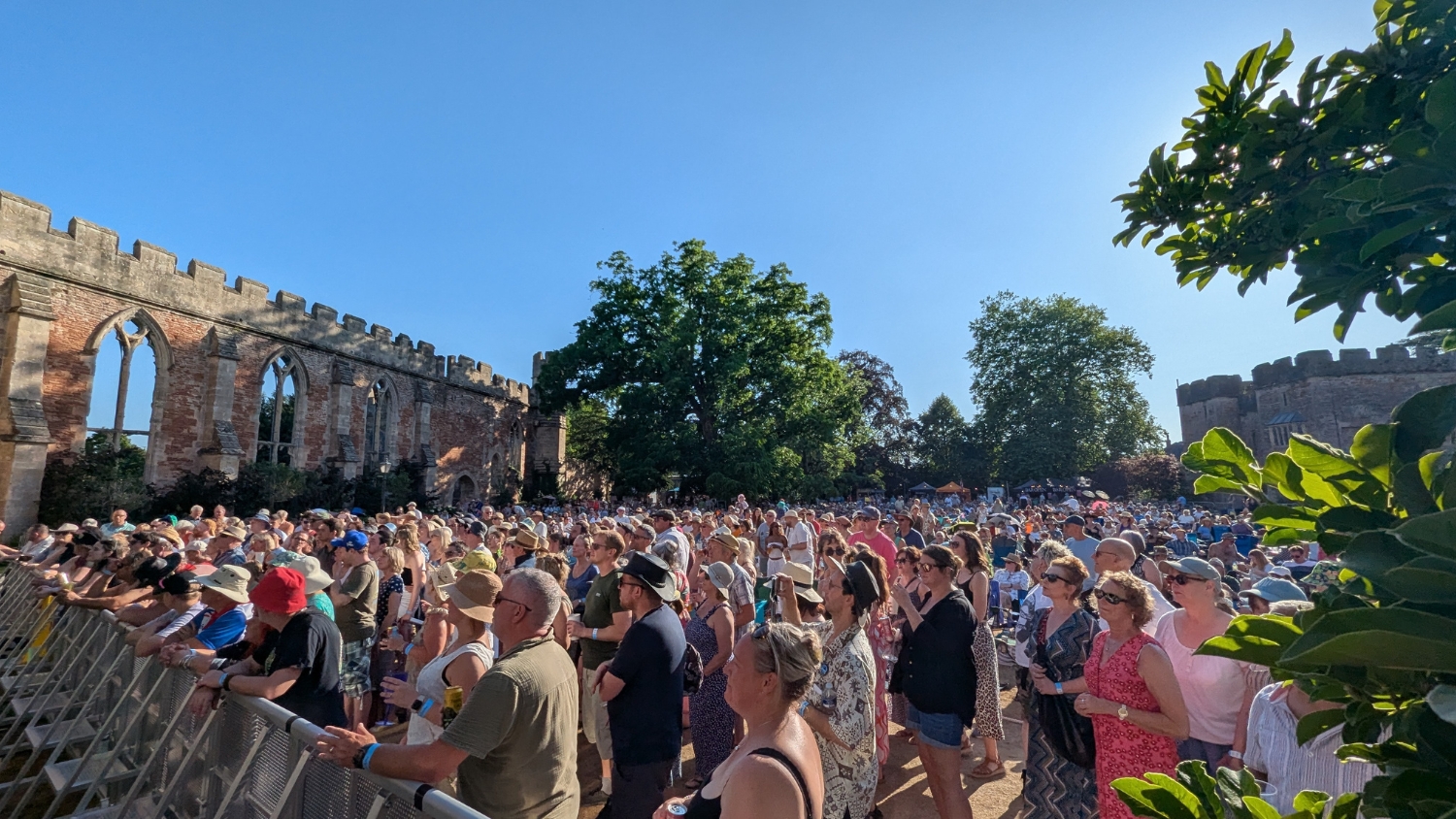 Party at the Palace. Three day live music event in Wells, Somerset.