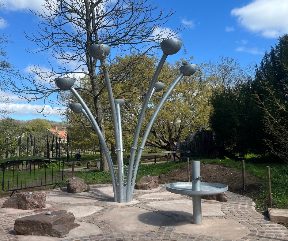An image of the Splash Play Zone at The Bishop's Palace.