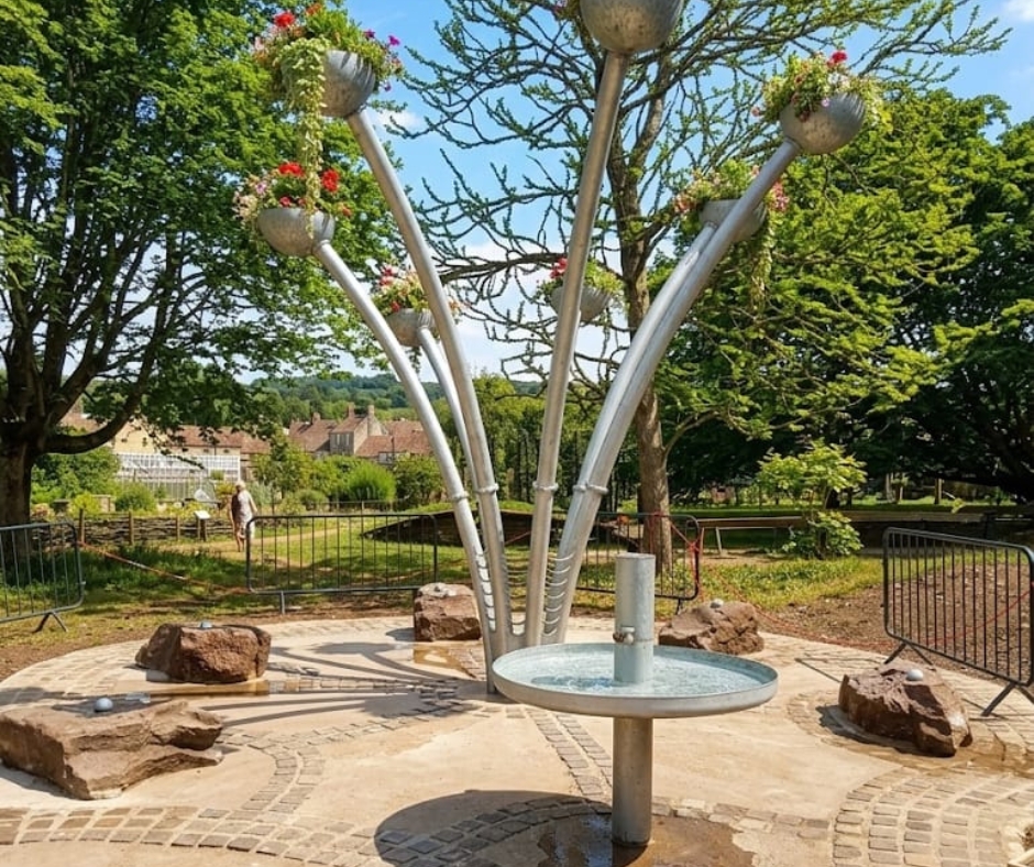An image of the Splash Play Zone at The Bishop's Palace.