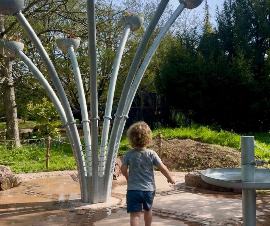 An image of the Splash Play Zone at The Bishop's Palace.