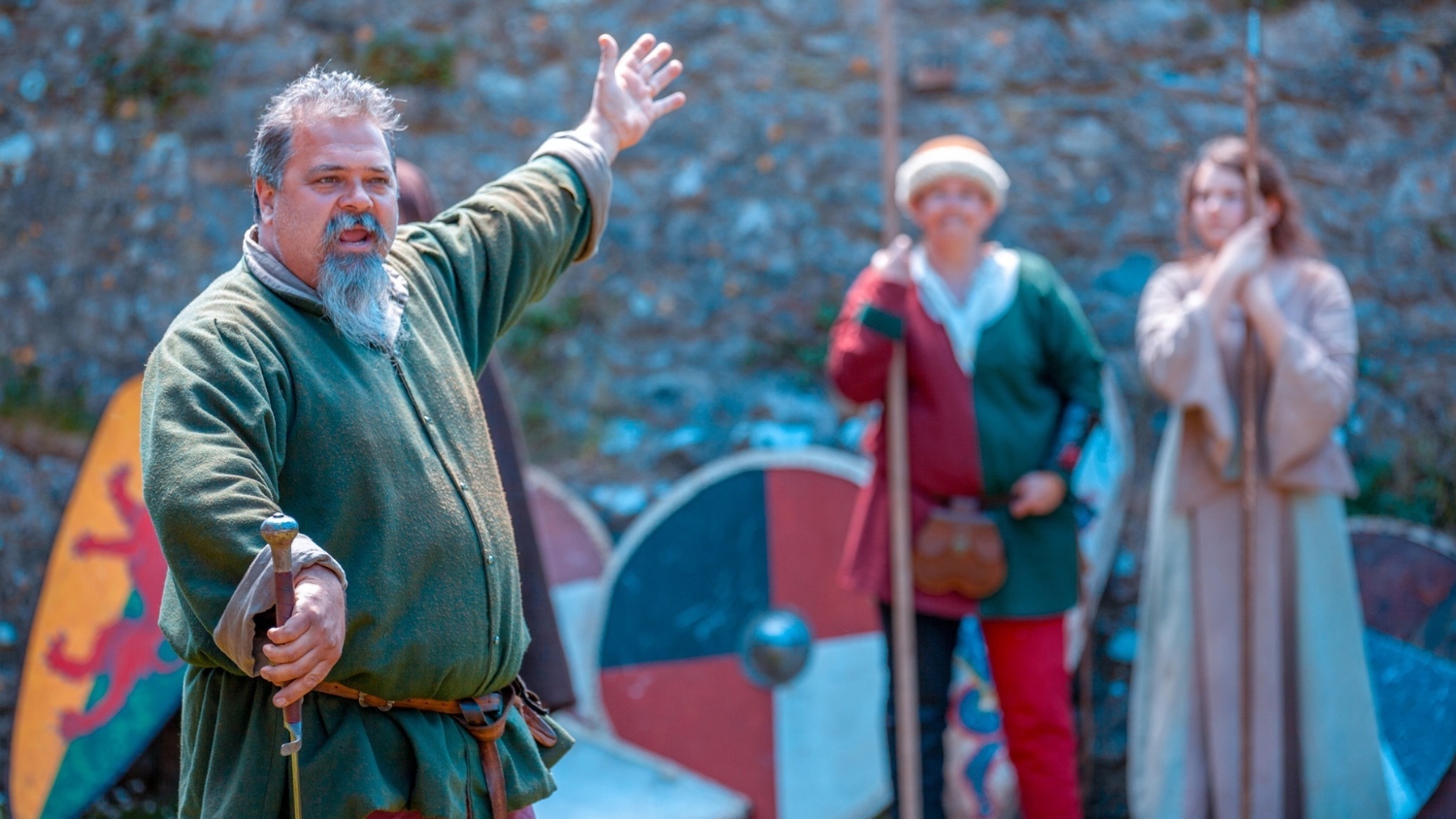 Bowlore Medieval at The Bishop's Palace An image of History Alive: Bowlore Medieval at The Bishop's Palace